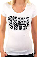 Tee-shirt-guess-blanc-zebre